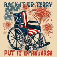 Back It Up Terry Put It In Reverse Fireworks Fun 4th Of July Zip Tote Bag
