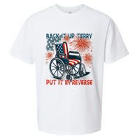 Back It Up Terry Put It In Reverse Fireworks Fun 4th Of July Sueded Cloud Jersey T-Shirt
