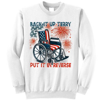 Back It Up Terry Put It In Reverse Fireworks Fun 4th Of July Sweatshirt