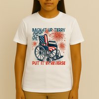 Back It Up Terry Put It In Reverse Fireworks Fun 4th Of July T-Shirt