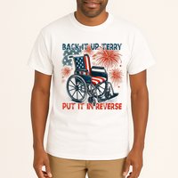 Back It Up Terry Put It In Reverse Fireworks Fun 4th Of July Tall T-Shirt
