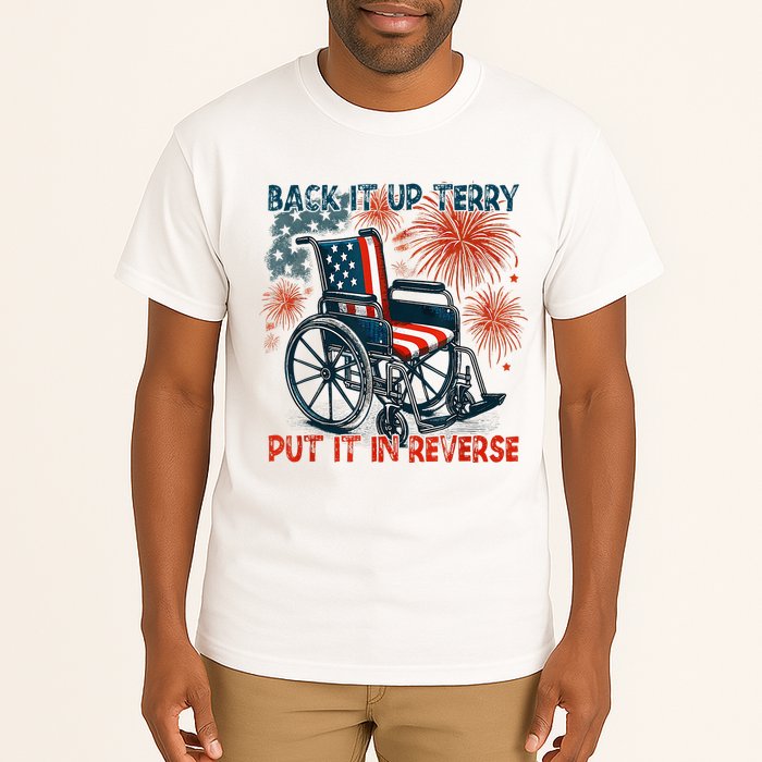 Back It Up Terry Put It In Reverse Fireworks Fun 4th Of July Tall T-Shirt