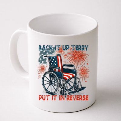 Back It Up Terry Put It In Reverse Fireworks Fun 4th Of July Mug