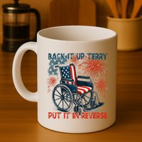 Back It Up Terry Put It In Reverse Fireworks Fun 4th Of July Mug