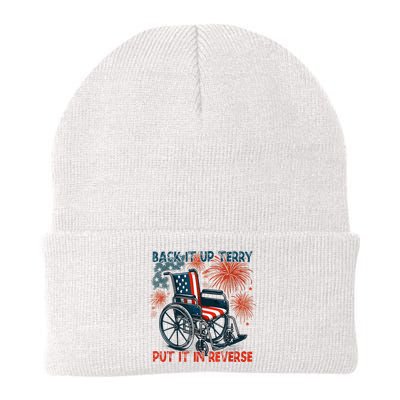Back It Up Terry Put It In Reverse Fireworks Fun 4th Of July Beanie
