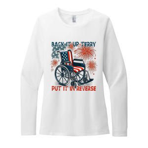 Back It Up Terry Put It In Reverse Fireworks Fun 4th Of July Womens CVC Long Sleeve Shirt