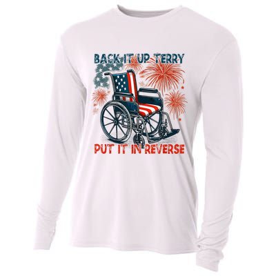 Back It Up Terry Put It In Reverse Fireworks Fun 4th Of July Cooling Performance Long Sleeve Crew