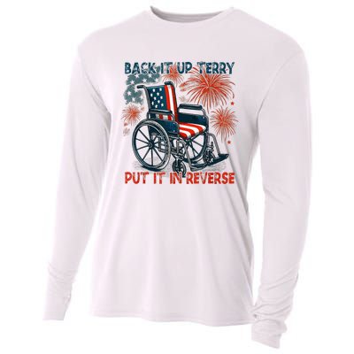 Back It Up Terry Put It In Reverse Fireworks Fun 4th Of July Cooling Performance Long Sleeve Crew