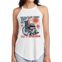 Back It Up Terry Put It In Reverse Fireworks Fun 4th Of July Women's Perfect Tri Rocker Tank