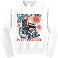 Back It Up Terry Put It In Reverse Fireworks Fun 4th Of July Kids Sweatshirt