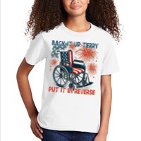 Back It Up Terry Put It In Reverse Fireworks Fun 4th Of July Kids T-Shirt