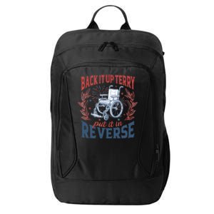 Back It Up Terry Put It In Reverse Firework 4th Of July City Backpack