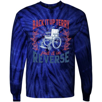 Back It Up Terry Put It In Reverse Firework 4th Of July Tie-Dye Long Sleeve Shirt