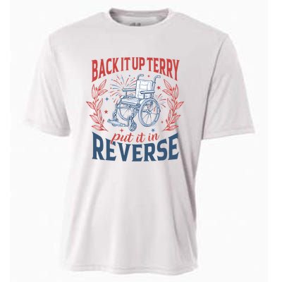 Back It Up Terry Put It In Reverse Firework 4th Of July Cooling Performance Crew T-Shirt