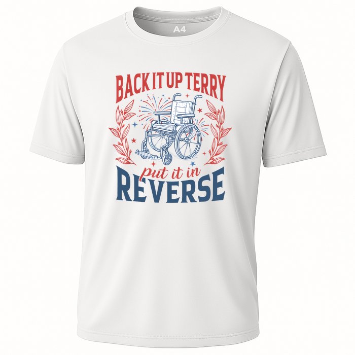 Back It Up Terry Put It In Reverse Firework 4th Of July Cooling Performance Crew T-Shirt