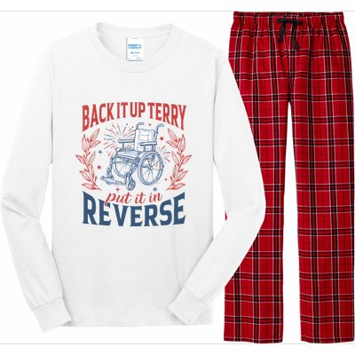 Back It Up Terry Put It In Reverse Firework 4th Of July Long Sleeve Pajama Set