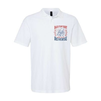 Back It Up Terry Put It In Reverse Firework 4th Of July Softstyle Adult Sport Polo