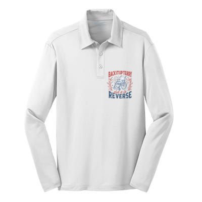 Back It Up Terry Put It In Reverse Firework 4th Of July Silk Touch Performance Long Sleeve Polo