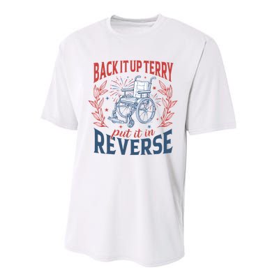 Back It Up Terry Put It In Reverse Firework 4th Of July Performance Sprint T-Shirt