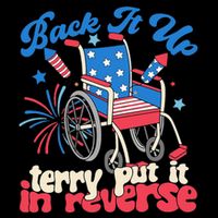 Back It Up Terry Put It In Reverse Firework 7-Panel Snapback Hat