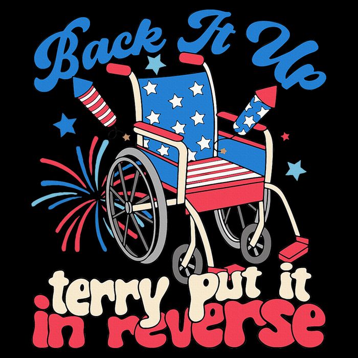 Back It Up Terry Put It In Reverse Firework 7-Panel Snapback Hat