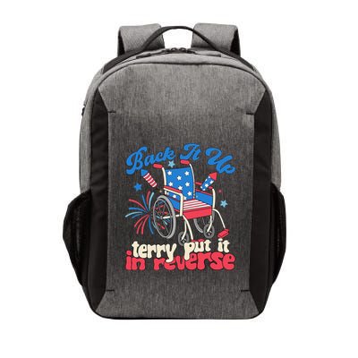 Back It Up Terry Put It In Reverse Firework Vector Backpack