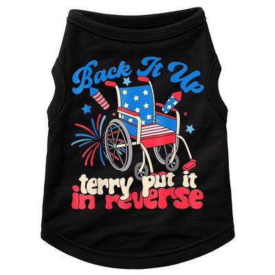 Back It Up Terry Put It In Reverse Firework 4th Of July Doggie Tank