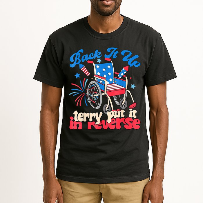 Back It Up Terry Put It In Reverse Firework 4th Of July Tall T-Shirt