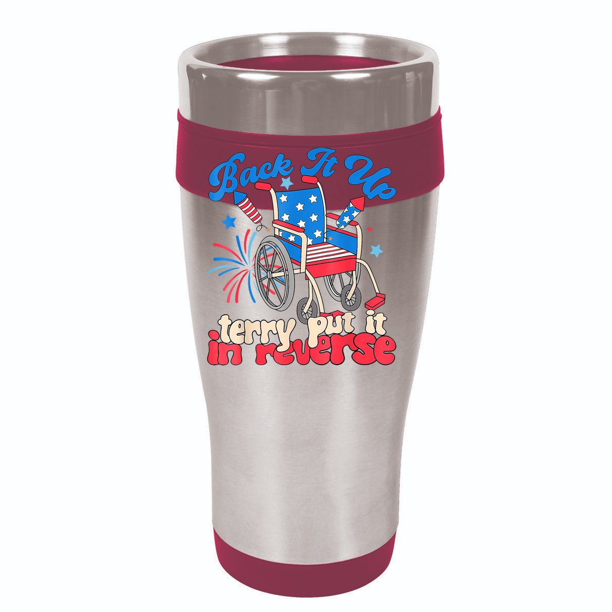 Back It Up Terry Put It In Reverse Firework 4th Of July Sustainable Bucket Hat
