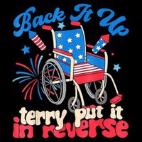 Back It Up Terry Put It In Reverse Firework 4th Of July Drawstring Bag