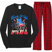 Back It Up Terry Put It In Reverse Firework 4th Of July Long Sleeve Pajama Set