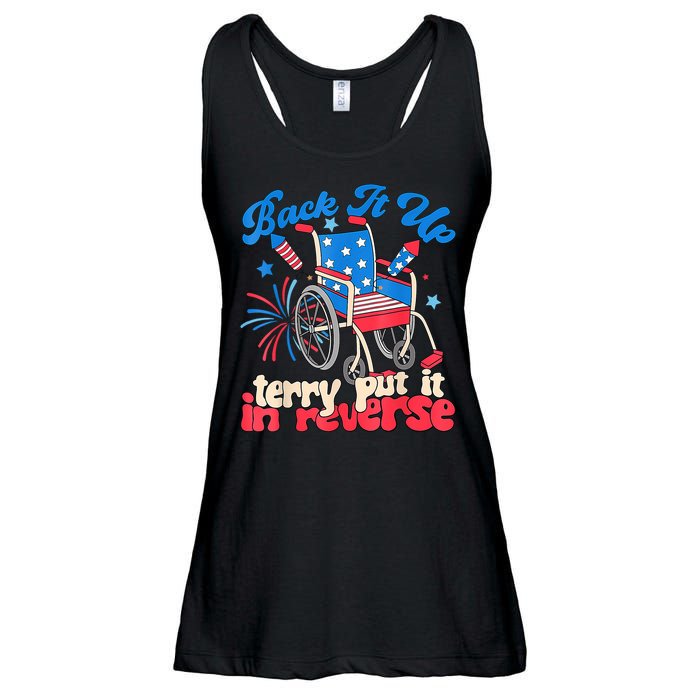 Back It Up Terry Put It In Reverse Firework 4th Of July Ladies Essential Flowy Tank