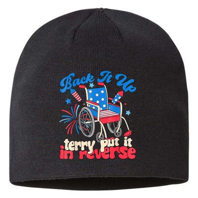 Back It Up Terry Put It In Reverse Firework 4th Of July Sustainable Beanie