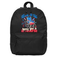 Back It Up Terry Put It In Reverse Firework 4th Of July 16 in Basic Backpack