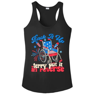 Back It Up Terry Put It In Reverse Firework 4th Of July Ladies PosiCharge Competitor Racerback Tank