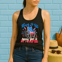 Back It Up Terry Put It In Reverse Firework 4th Of July Womens Tank Top