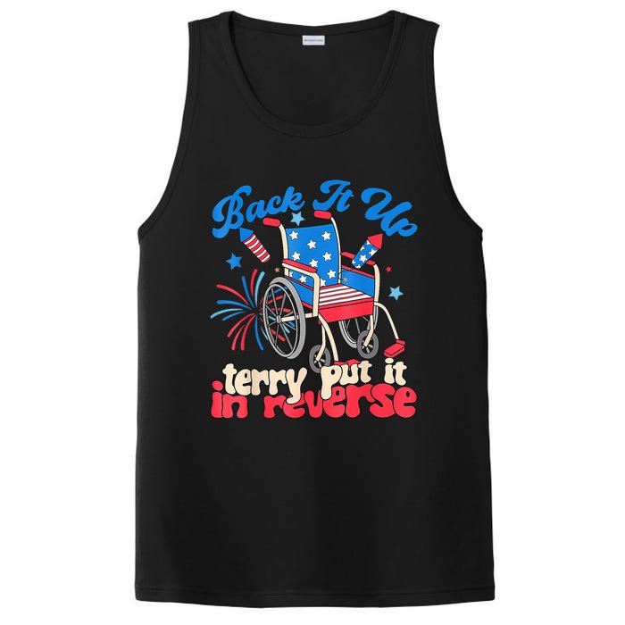 Back It Up Terry Put It In Reverse Firework 4th Of July PosiCharge Competitor Tank