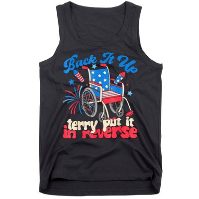 Back It Up Terry Put It In Reverse Firework 4th Of July Tank Top
