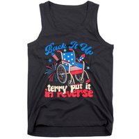 Back It Up Terry Put It In Reverse Firework 4th Of July Tank Top