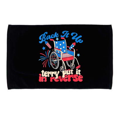 Back It Up Terry Put It In Reverse Firework 4th Of July Microfiber Hand Towel