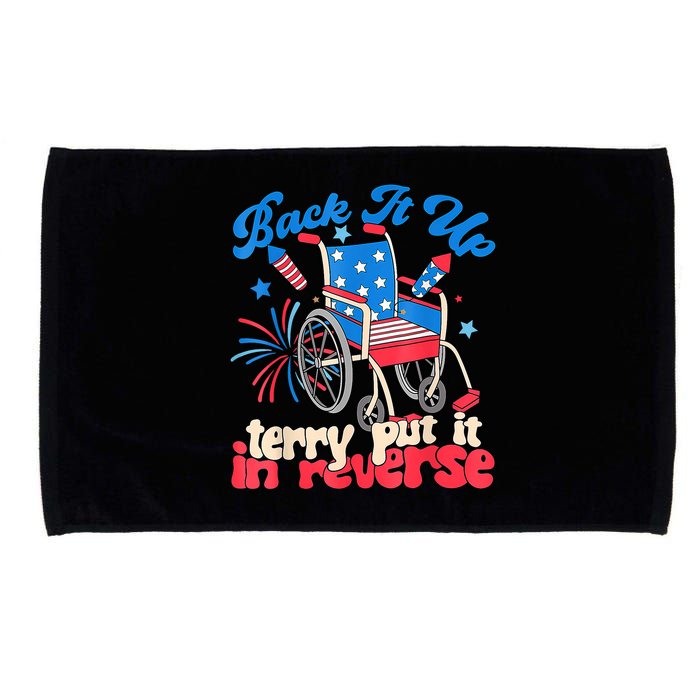 Back It Up Terry Put It In Reverse Firework 4th Of July Microfiber Hand Towel