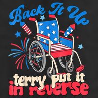 Back It Up Terry Put It In Reverse Firework 4th Of July Microfiber Hand Towel