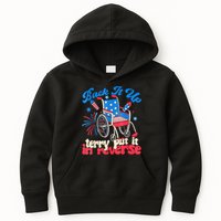 Back It Up Terry Put It In Reverse Firework 4th Of July Kids Hoodie