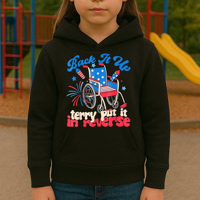 Back It Up Terry Put It In Reverse Firework 4th Of July Kids Hoodie