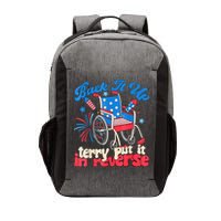 Back It Up Terry Put It In Reverse Firework 4th Of July Vector Backpack