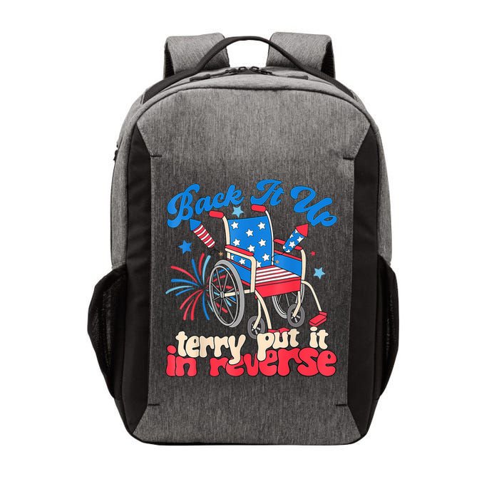 Back It Up Terry Put It In Reverse Firework 4th Of July Vector Backpack
