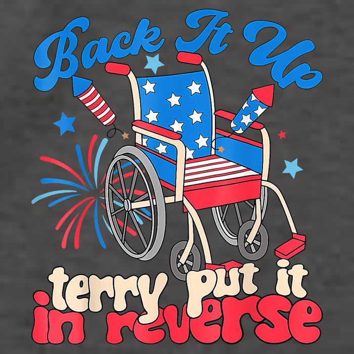 Back It Up Terry Put It In Reverse Firework 4th Of July Vector Backpack
