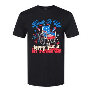 Back It Up Terry Put It In Reverse Firework 4th Of July Softstyle CVC T-Shirt