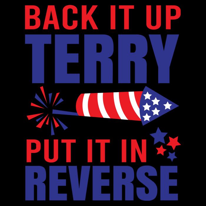Back It Up Terry Put It In Reverse Funny 4th Of July America Independence Day Impact Tech Backpack