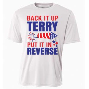 Back It Up Terry Put It In Reverse Funny 4th Of July America Independence Day Cooling Performance Crew T-Shirt